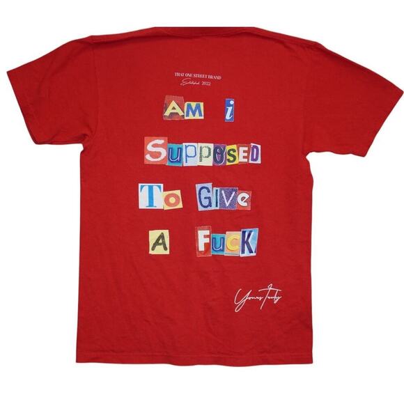 Red “That One Street Brand” Ransom Graphic Tee-M - Picture 1 of 5